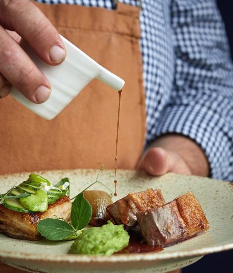 One of the many delicious dishes at Bluestone Lane Restaurant