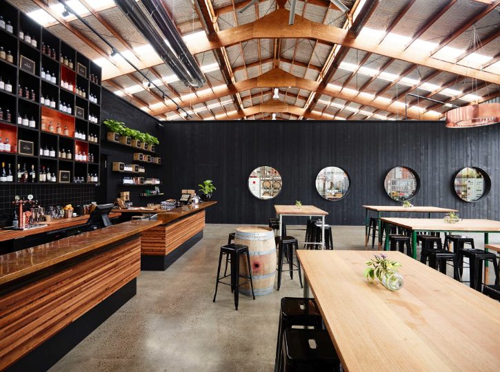 Four Pillars tasting rooms and bar